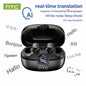 HTC NE79 Wireless Bluetooth Earbuds TWS 6.0 AI Translation 135 Languages Black