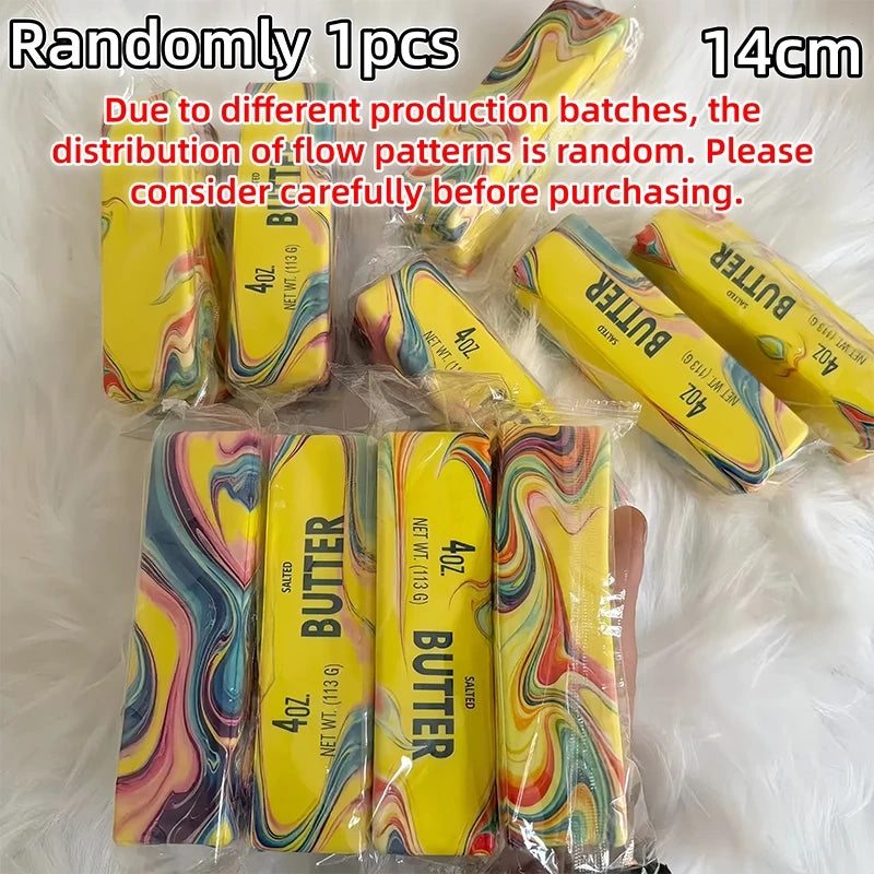Squishy Butter Stick Fidget Toy Stress Relief Slow Rising Squeeze Ball