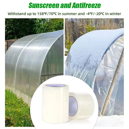 10M Film Repair Tape Transparent PVC Adhesive for Greenhouse Farming
