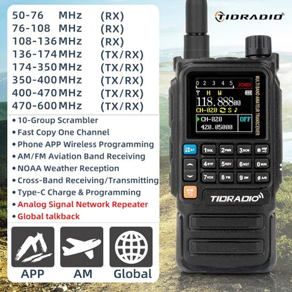 H3 Plus Walkie Talkie Bluetooth Intercom 2500mAh 3-5km Range Mobile App