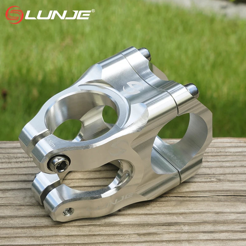 Bike Stem 35mm Adjustable MTB Riser 31.8mm Alloy Handlebar Short