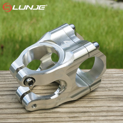 Bike Stem 35mm Adjustable MTB Riser 31.8mm Alloy Handlebar Short