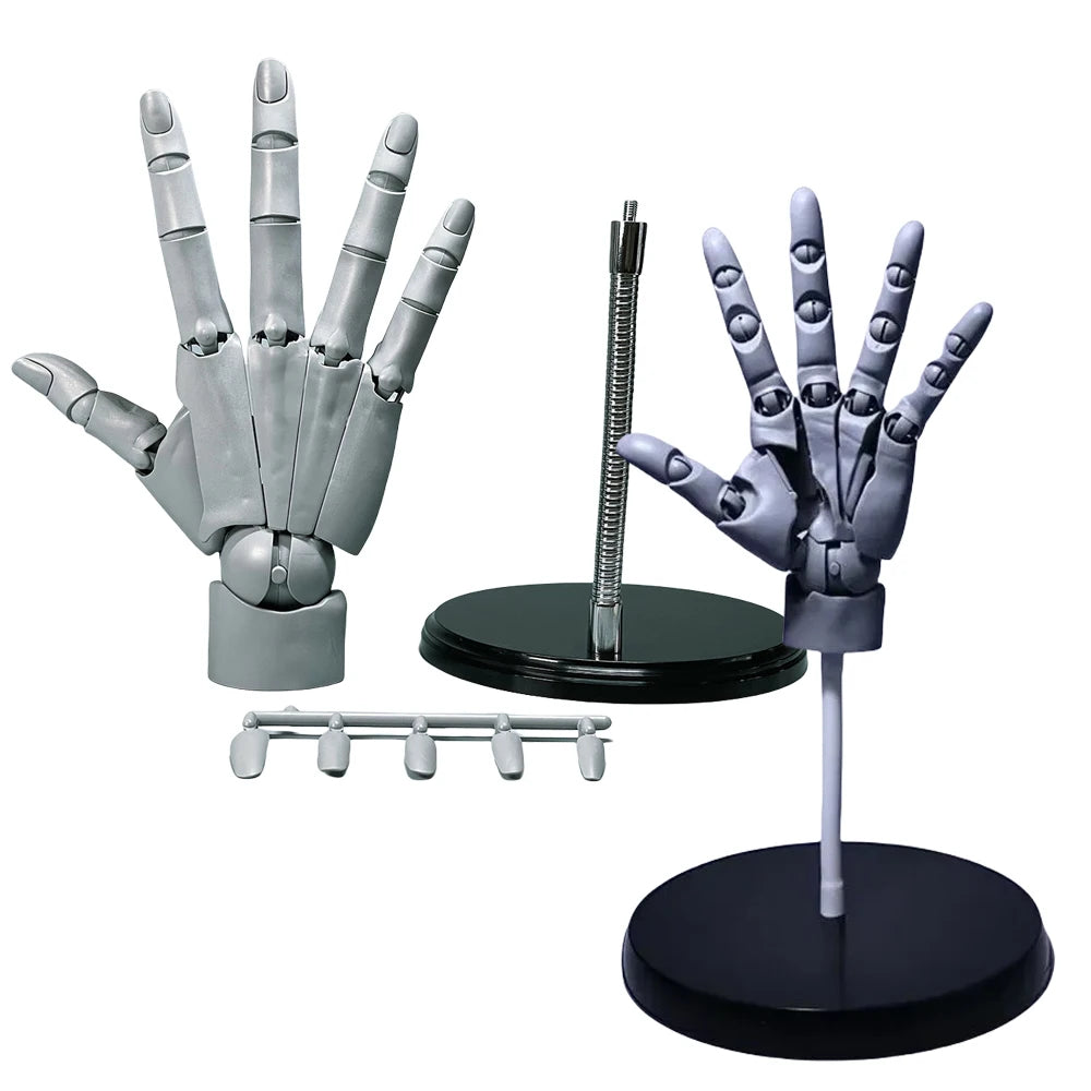 Articulated Hand Model for Drawing, Sketch Artist Painting Sculpture Finger Joint Figurine Figma Doll House Decor
