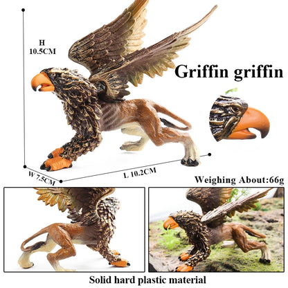 Oenux Fantasy Animal PVC Figure Dragon Dinosaur Golem Turtle Bull Orangutan - EXPROTAS