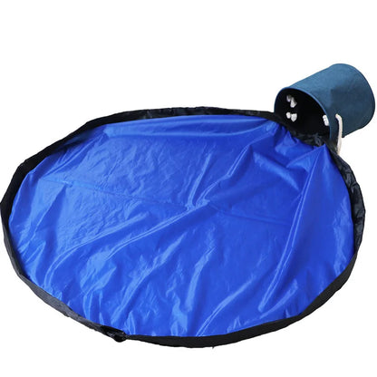 Toy Quick Storage Bag Hand-held Organizing Bucket for Lego Blocks