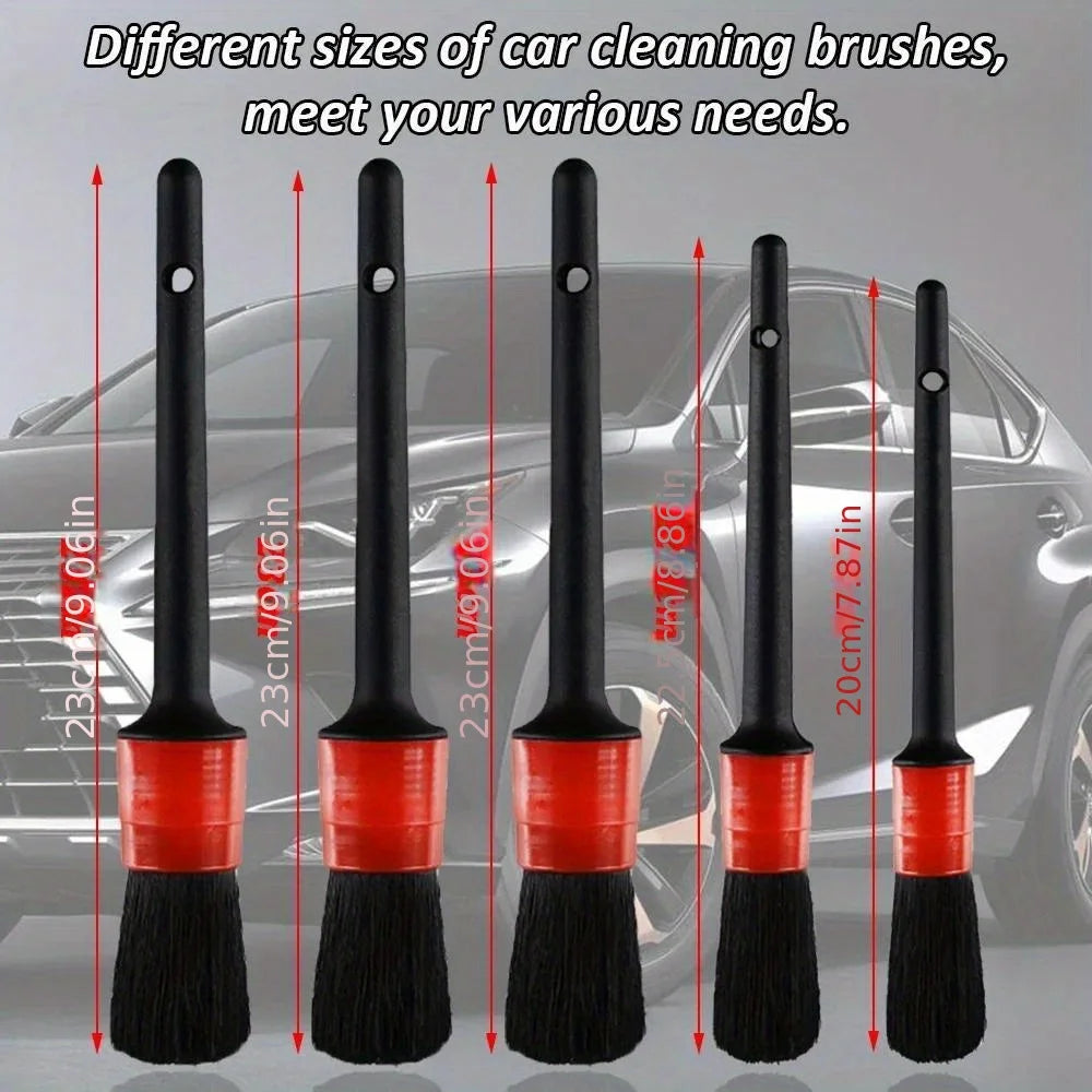 Car Detailing Brush Set for Cleaning Air Vents Interior Auto Care
