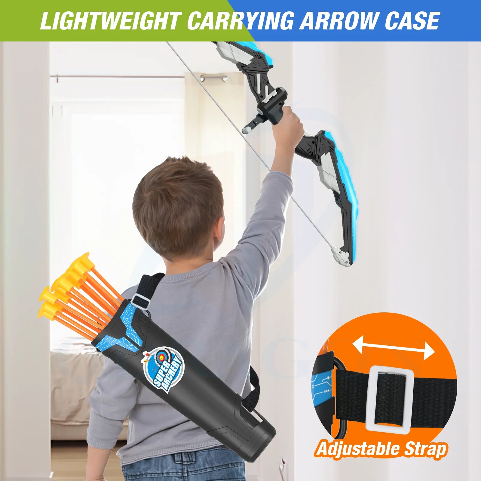 Bow And Arrows For Children Kids Archery Bow Practice Recurve Bow Outdoor Sports Game Hunting Shooting Toy Boys Gift Bow Kit Set-EXPROTAS
