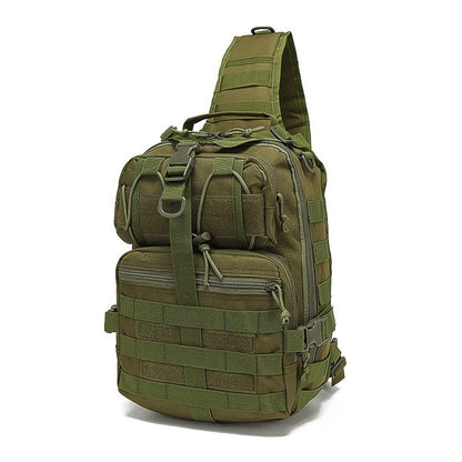 Shoulder Crossbody Bag Large Capacity with Zipper Compartments MOLLE System