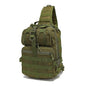 Shoulder Crossbody Bag Large Capacity with Zipper Compartments MOLLE System