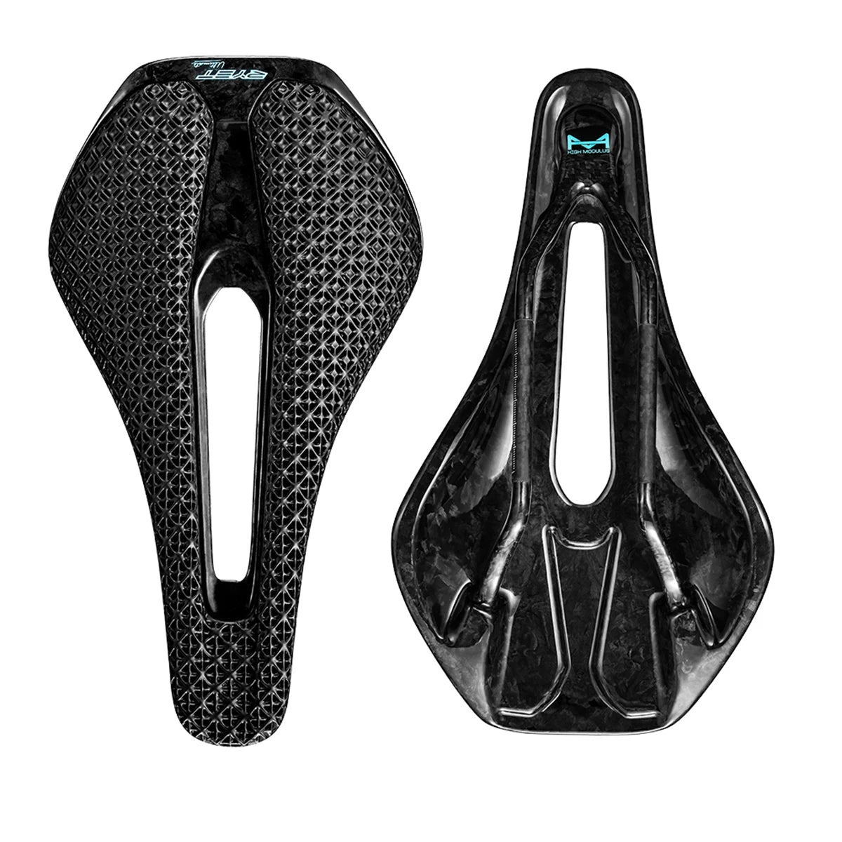 RYET 3D Printed Bicycle Saddle Ultralight Carbon Saddle 135/143mm 105g Bike Saddle for MTB Gravel Road Bike Seat Cycling Parts-EXPROTAS