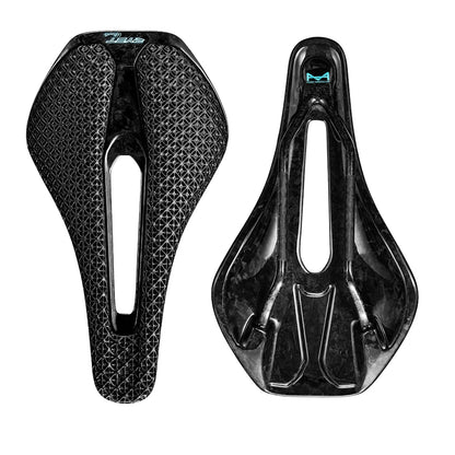 RYET 3D Printed Bicycle Saddle Ultralight Carbon Saddle 135/143mm 105g Bike Saddle for MTB Gravel Road Bike Seat Cycling Parts-EXPROTAS