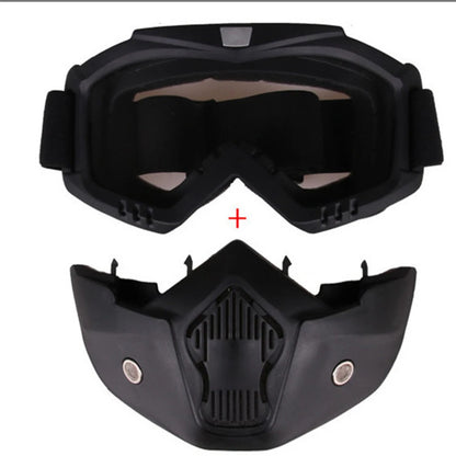 Protective Motorcycle Face Mask Goggles Tactical Riding Motocross Accessories