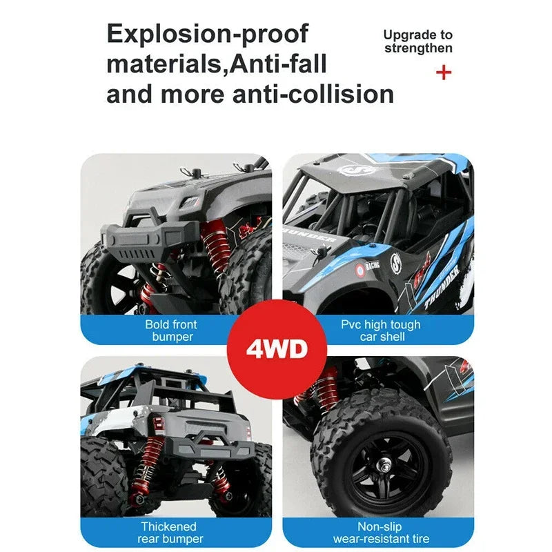 HS 18311 18321 18302 Remote Control Car 2.4GHz rc car All-Terrain 45Km/h 1:18 Off-Road Truck Toy Birthday Present for Children-EXPROTAS