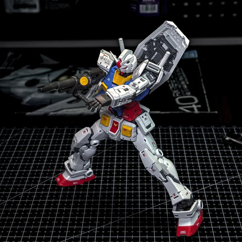 RG 1/144 RX-78-2 2.0 Mech Model Kit Action Figure Collectible