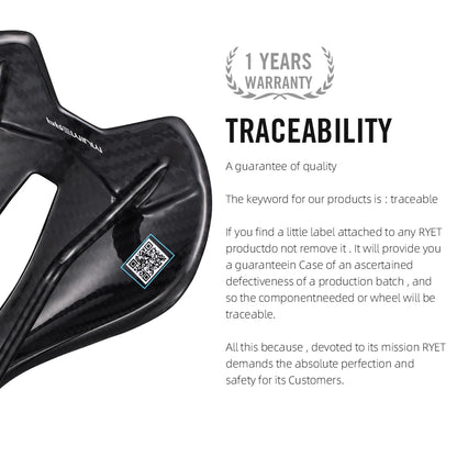 RYET Superlight Racing Saddle | 7×9mm/7×7mm Road MTB Seat Cushion Bike Fit