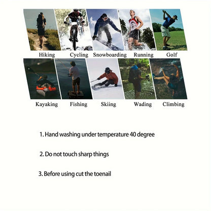Waterproof Socks Breathable Hiking Camping Winter Skiing Warm Outdoor