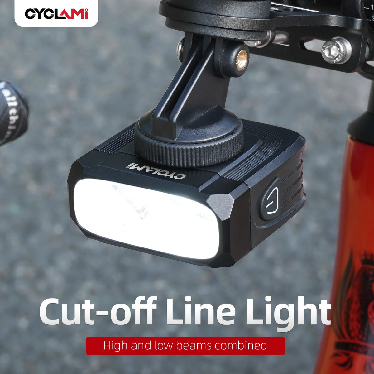 Cyclami Bike Light 1100 Lumens Headlight 2000mAh for Bicycle Night Riding