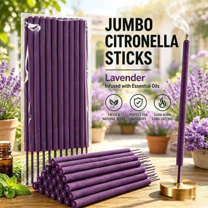 28Pcs Incense Sticks 27cm Extra Long Assorted Scents for Patio Dining