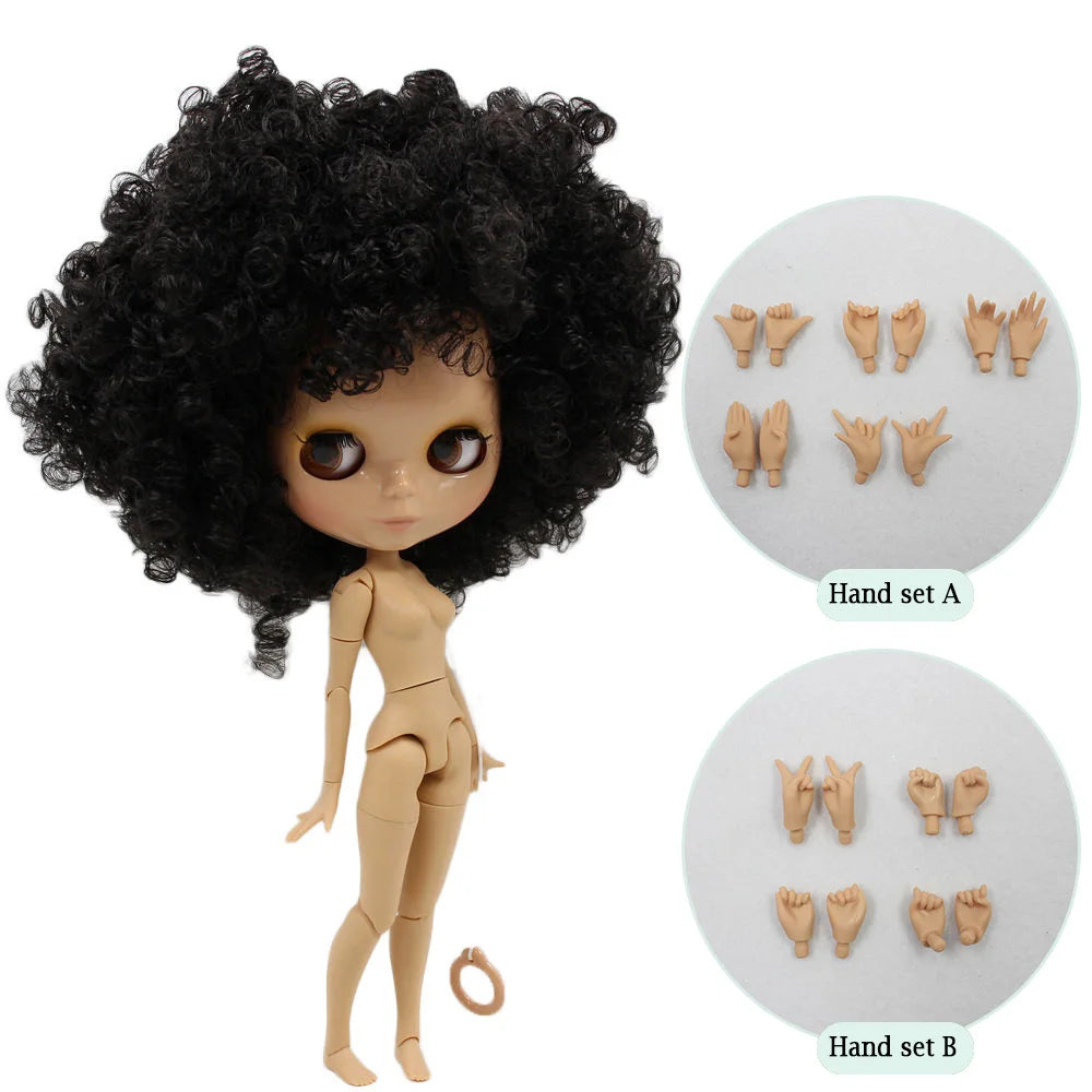 ICY DBS Blythe Factory Doll 1/6 BJD OB24 Ball Joint Body DIY Dress Up