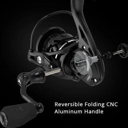 KastKing Zephyr Light Weight Spinning Fishing Reel 7+1Ball Bearings 10 kg Drag Carbon Fiber Drag for Bass Saltwater Fishing Coil-EXPROTAS
