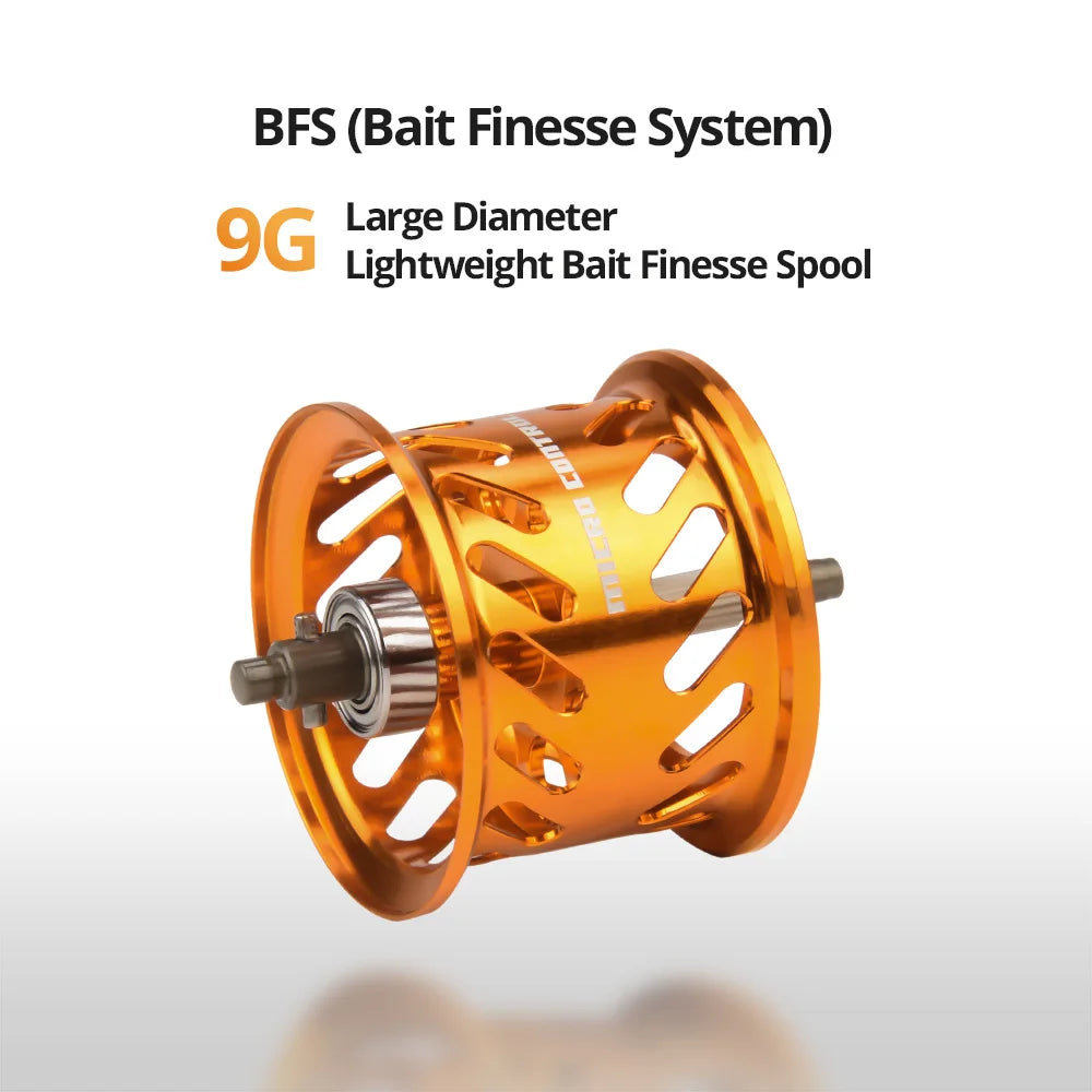 KastKing Zephyr Bait Finesse System BFS Baitcasting Fishing Reel  4.5KG 7 Ball Bearings 7.2:1 Gear Ratio Carbon Fishing Coil-EXPROTAS
