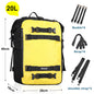 Rhinowalk Motorcycle Rear Seat Bag 10/20/30L Waterproof Saddle Luggage Bag