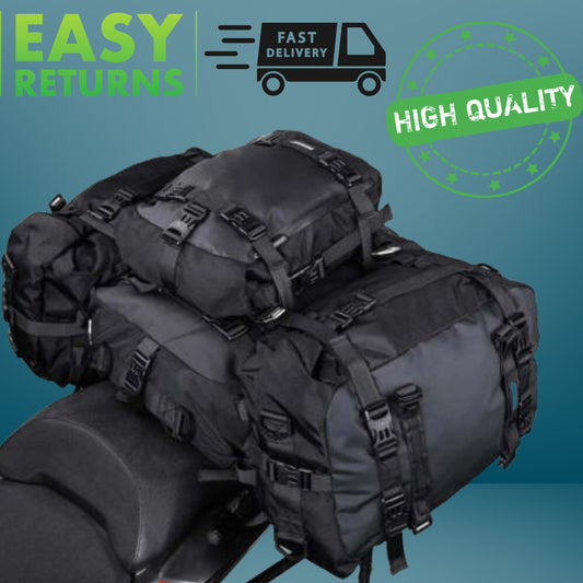 Rhinowalk Motorcycle Rear Seat Bag 10L Or 20L Or 30L Waterproof Saddle Side Bag Luggage Pack MultiFunction Shoulder Bag Backpack-EXPROTAS